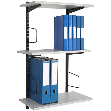 Wall Mounted Shelving With Bookends Office Shelving