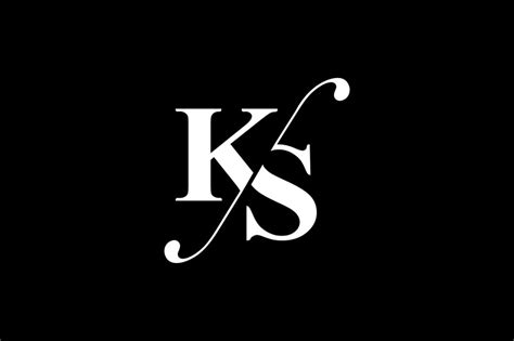 Ks Monogram Logo Design By Vectorseller