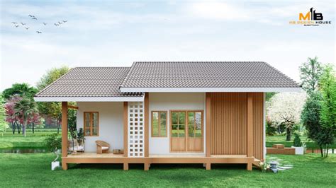 ไอเดียบ้านไสตล์ญี่ปุ่น สีโทนอบอุ่น หลังเล็ก ๆ 1 ห้องนอน บ้านและสวน