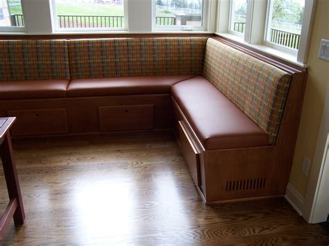 I was commissioned to build the banquette seating for a cafeteria in the newly remodeled free press building in downtown detroit. Furniture: Magnificent Corner Banquette Seating Full ...