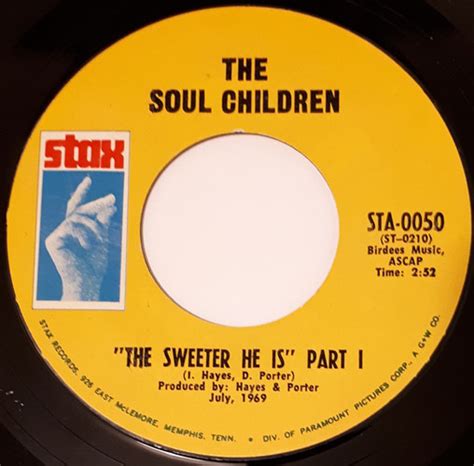 The Soul Children The Sweeter He Is 1969 Vinyl Discogs