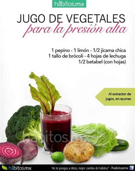 Hábitos Health Coaching Jugo De Vegetales Para Bajar La PresiÓn