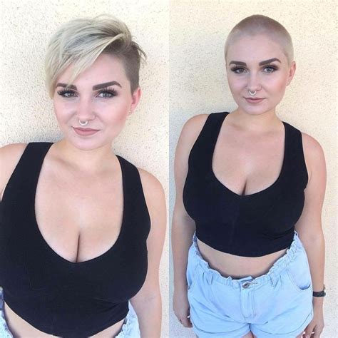 Pin By Perrine Lucette On Hair Short Hair Styles Pixie Bald Women