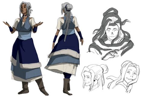 Korra Character Sheet Avatar Characters Fantasy Characters Female