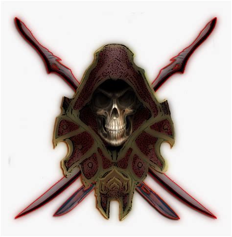 Warframe Skull Clan Logos Hd Png Download Reaper Warframe Clan