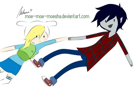 Fionna and Marshall Lee from Adventure Time by Moe-Moe-Moesha on DeviantArt