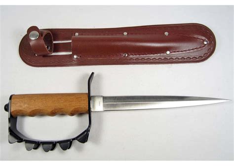 1917 Style Combat Ready Trench Knife W Sheath