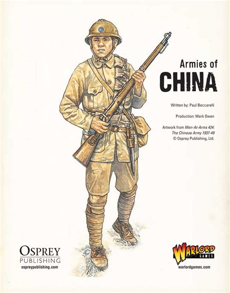 Bolt Action Chinese Army List Warlord Games