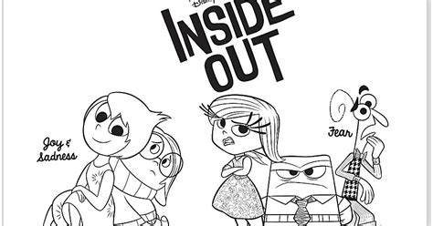 Here are some free printable inside out coloring pages. Inside Out Coloring Pages Fritz, Fear, Bing Bong, Joy, Disgust , Riley Andersen, Sadness, Anger ...