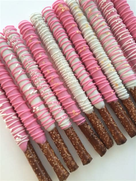 White Chocolate Dipped Pretzel Rods Recipe Screet Recipe