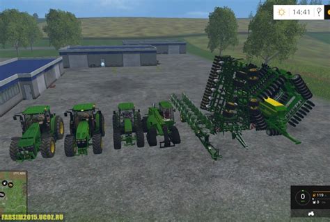 Пак модов John Deere для Farming Simulator 15 скачать бесплатно