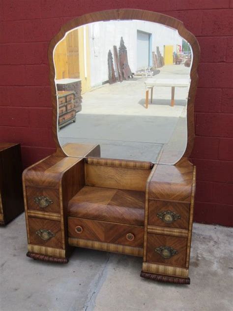 Maybe you would like to learn more about one of these? American Vanity Dresser Art Deco Waterfall Bedroom ...