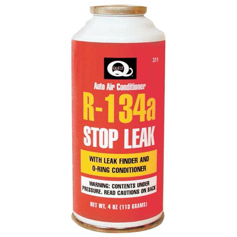 R 134a Stop Leak With Lead Finder And O Ring Conditioner