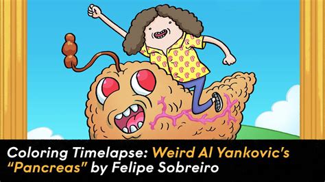 Coloring Time Lapse Weird Al Yankovics Pancreas Youtube