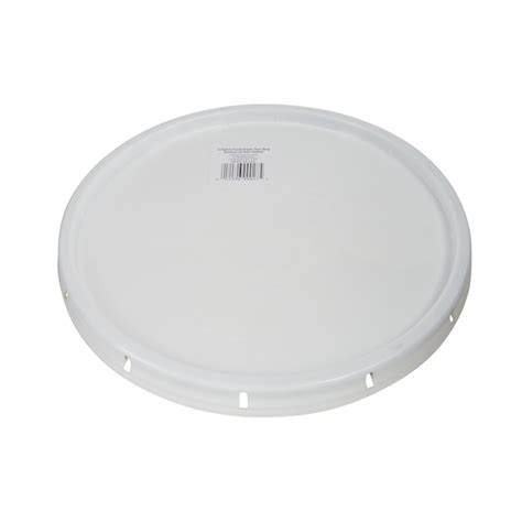 United Solutions 2 Gallon White Plastic Bucket Lid In The Bucket