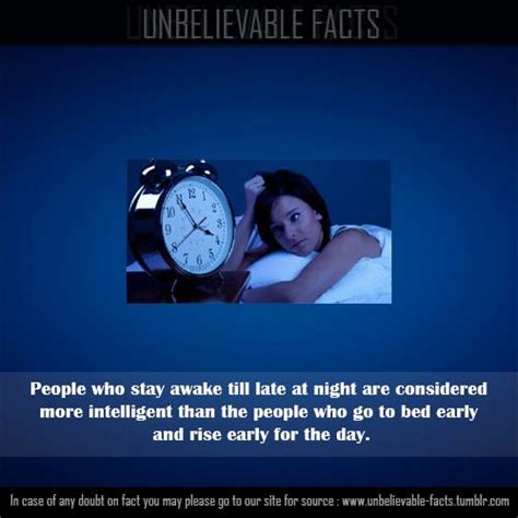 People Who Stay Awake Till Late At Night Are Considered More