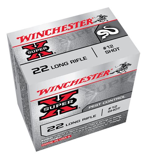 Winchester 22lr Super X Rat Shot X50 Bunker Ballistics Pty Ltd
