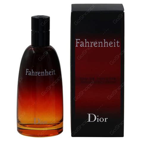 Christian Dior Fahrenheit For Men Eau De Toilette 100ml Buy Online