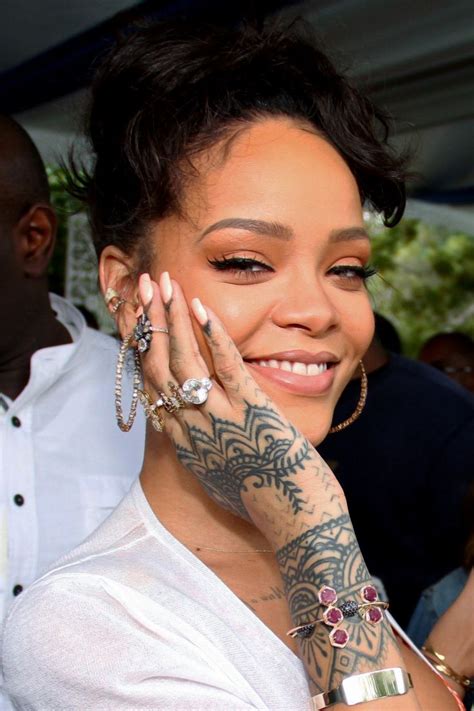 Rihanna Tattoo Hand Discover The Secrets Behind 18 Of Rihannas