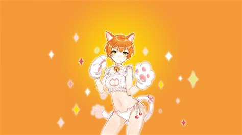 hintergrundbilder anime mädchen liebesleben katzenmädchen hoshizora rin katze