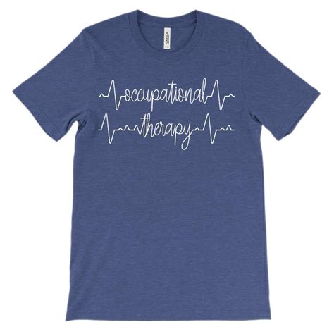 Unisex Bc 3001 Soft Tee Heartbeat Pulse Occupational Therapy