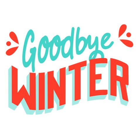 Spring Goodbye Winter Badge