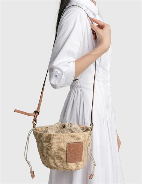 Loewe Anagram Pochette Basket Bag Hbx Globally Curated Fashion