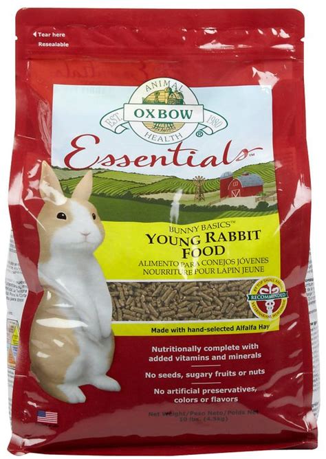 Rest assured, oxbow is one of the leading small pet food suppliers run by a family of farmers. Oxbow Pet Products Oxbow Essentials Bunny Basics - Young ...