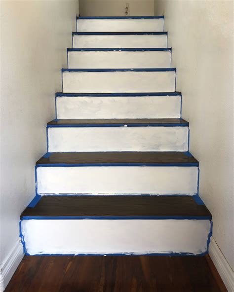How To Paint Wood Stairs With Chalk Paint Bb Fr Sch