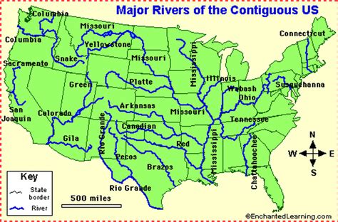 Columbia River Us Map Map Vector