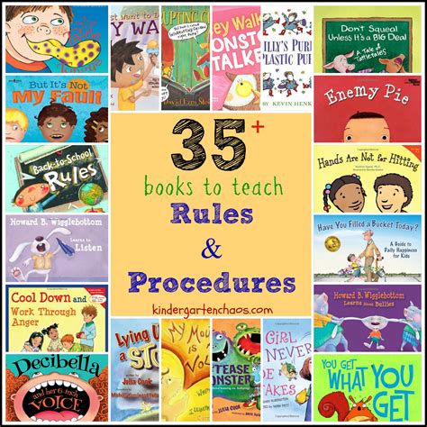 Books To Help Teach Classroom Rules And Procedures