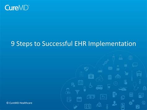 9 Steps To Successful Ehr Implementation Ppt