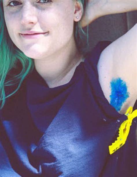 Dying Your Armpit Hair Is Apparently A Thing Now 23 Pics