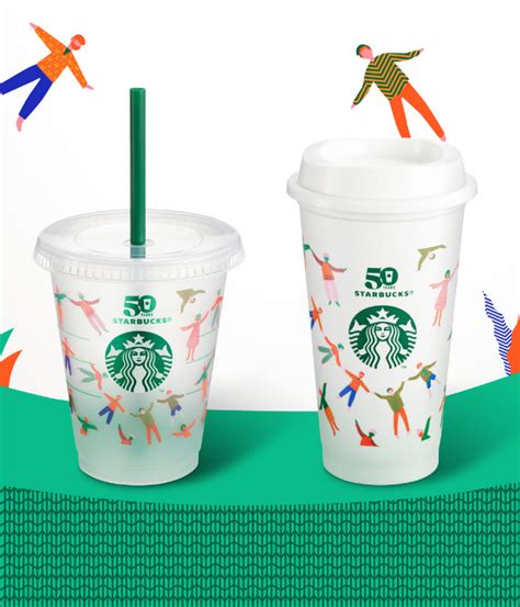 Starbucks Is Giving Out Reusable Cups For Their 50th Anniversary