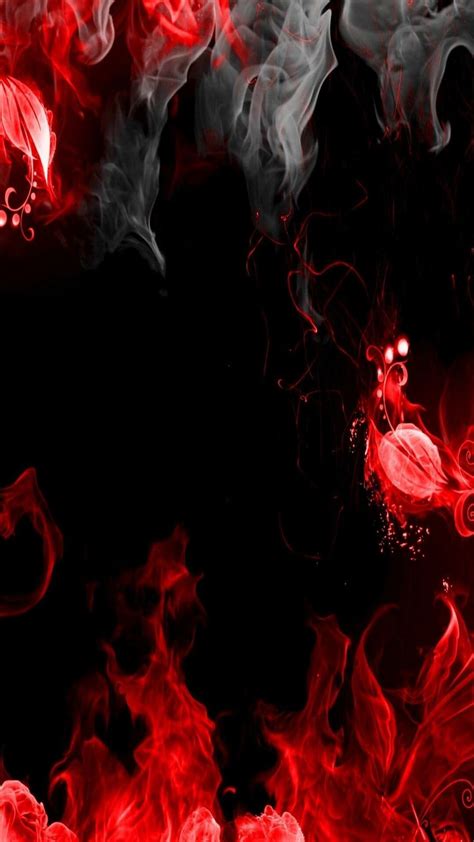 Red And Black Smoke Wallpapers Wallpaper Cave