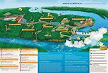 Mapas de las Cataratas de Iguazú - Lado brasileño - Conmimochilacuestas