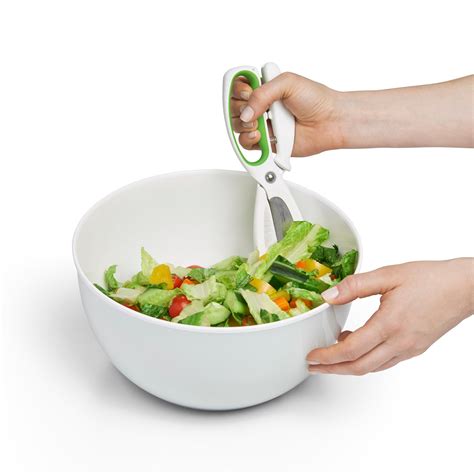 Oxo Good Grips Chopped Salad Scissors Whitegreen Kitchen
