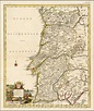 Historic Map - Carta Geografica Del Regno di Portogallo/Map of Portugal ...