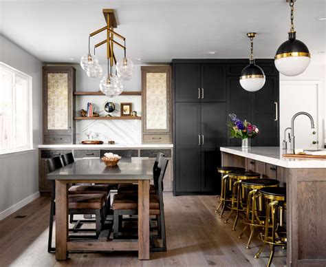 The experts at crystal kitchen granite will evaluate your. Eclectic Transitional Kitchen - Crystal Cabinets