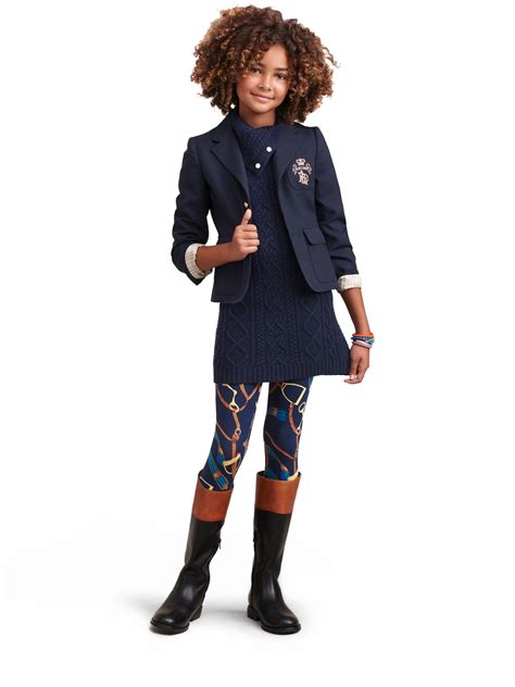 Ralph Lauren Girls Wool Blazer Kids Outfits Little Girl Fashion