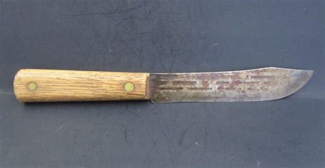 Vintage Shapleighs Hammer Forged 1843 Old Hickory Butcher Knife 6