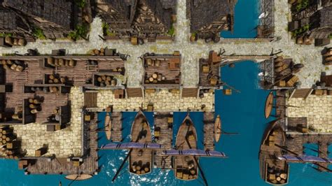 Medieval Docks 30x54 Fantasymaps In 2022 D D Maps Fantasy Town Map