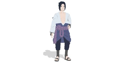 Sasuke White Robe Pose Mmd Dl By Gost2004 On Deviantart