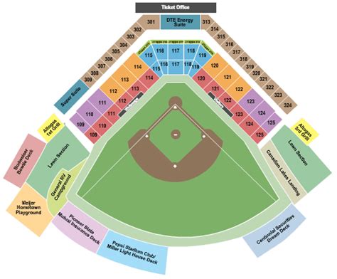 Lmcu Ballpark Event Tickets Comstock Park Mi