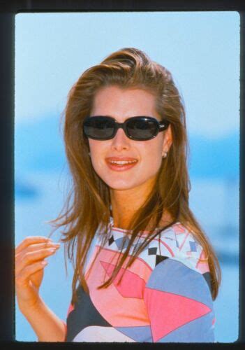 1998 Brooke Shields Cannes Film Festival Original Slide Transparency