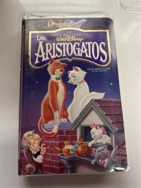 Walt Disney Los Aristogatos The Aristocats Vhs Video Tape Spanish Edition Picclick