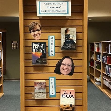 Librarians Suggested Reading Display Stromsburgpubliclibrary