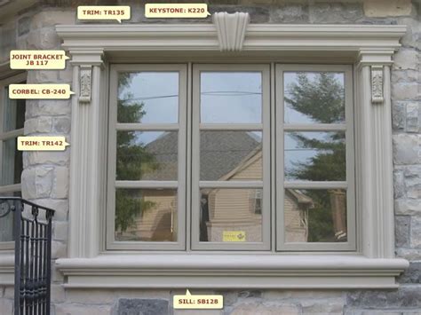 Outdoor Exterior Window Moulding Designs