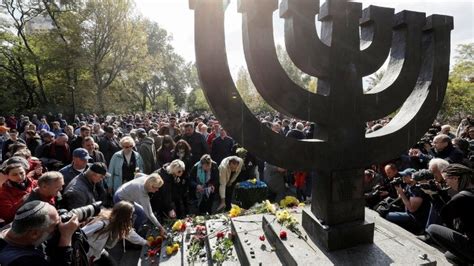 Babyn Yar Anger As Kyiv S Holocaust Memorial Is Damaged Bbc News