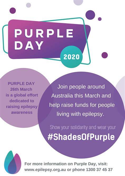 Purple Day Resources Epilepsy Action Australiaepilepsy Action